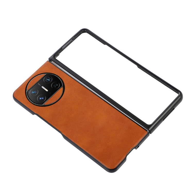 For Huawei Mate X3 Cowhide Texture PU Phone Case