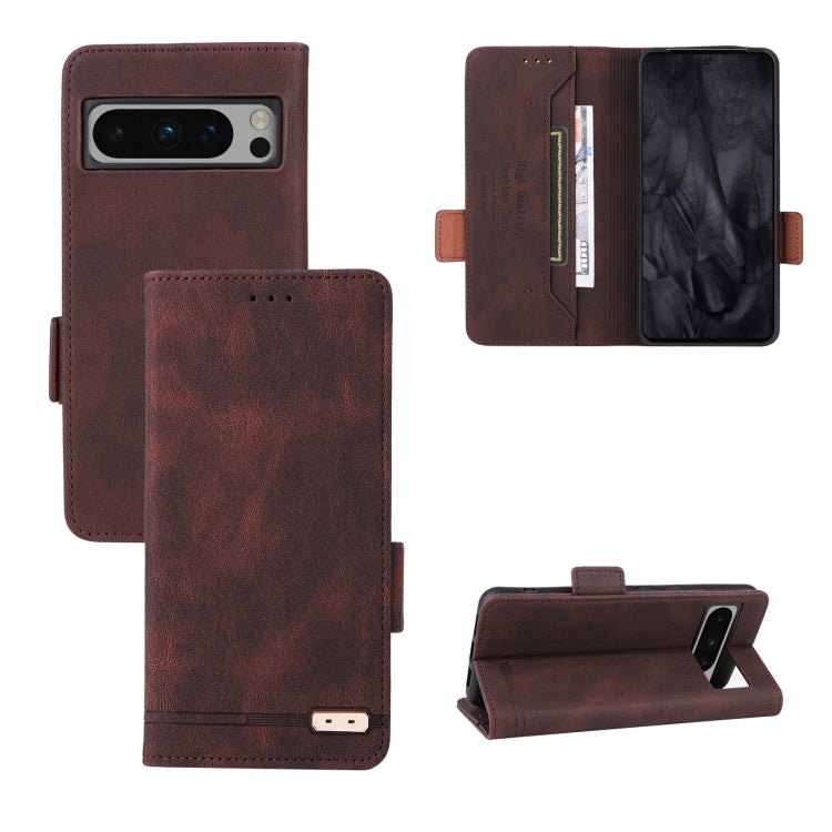 For Google Pixel 8 Pro Magnetic Clasp Leather Phone Case
