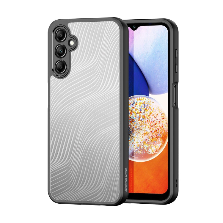 For Samsung Galaxy A14 4G / 5G DUX DUCIS Aimo Series TPU + PC Frosted Feel Phone Case(Black)