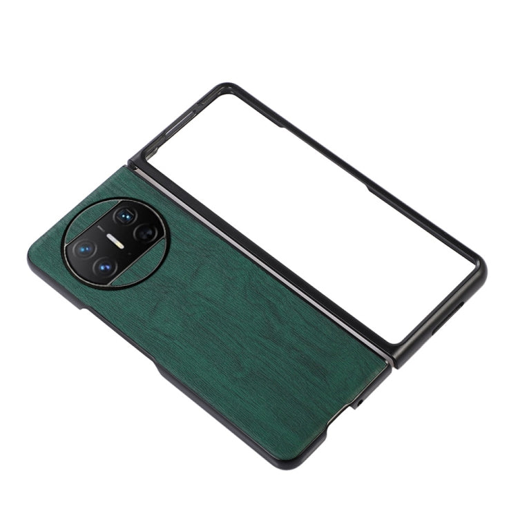 For Huawei Mate X3 Wood Texture PU Phone Case