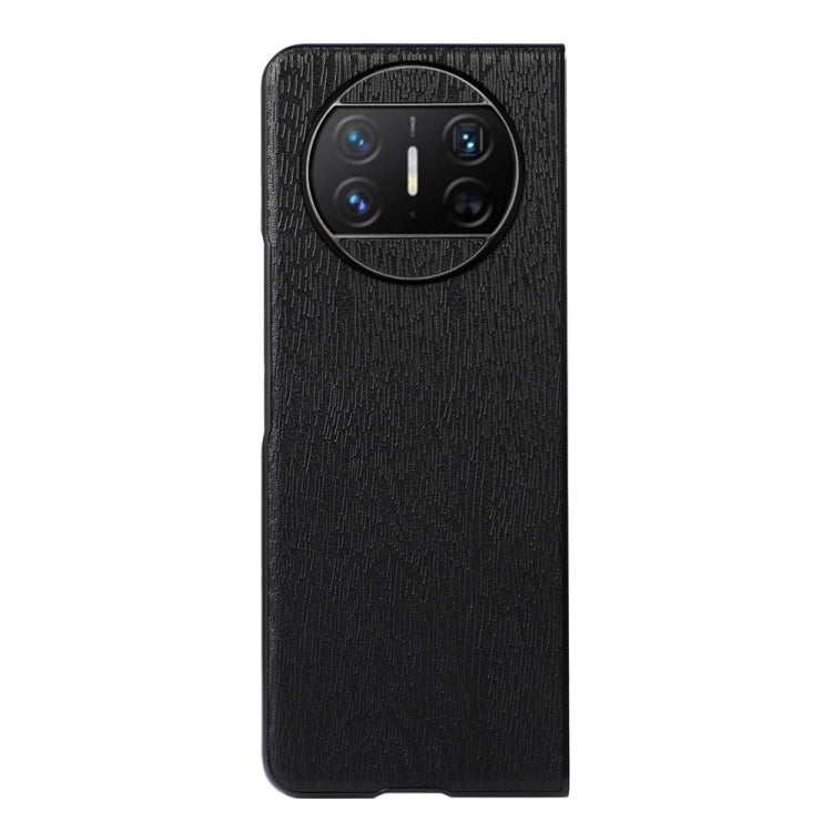 For Huawei Mate X3 Wood Texture PU Phone Case