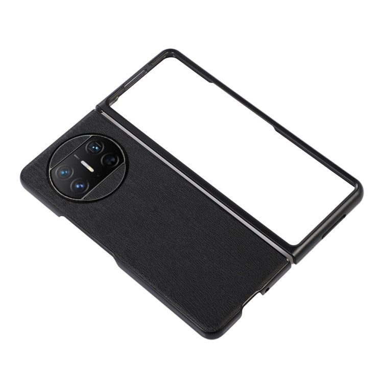 For Huawei Mate X3 Wood Texture PU Phone Case