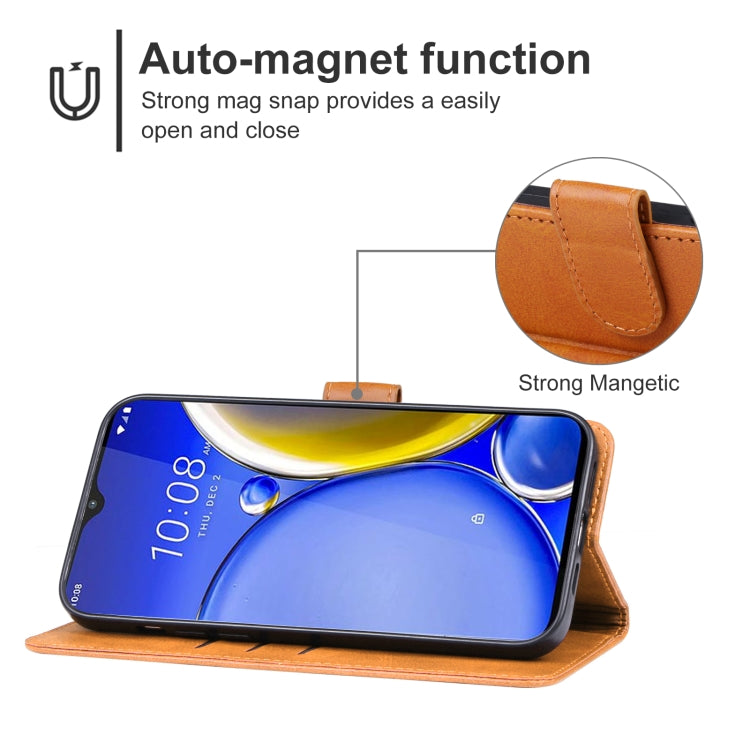 For HTC Wildfire E2 Play Leather Phone Case