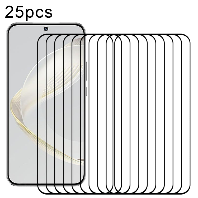 For Huawei nova 11 25pcs Full Glue Full Screen Tempered Glass Film