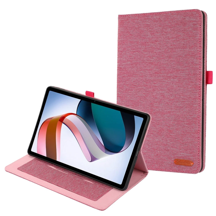 For OPPO Pad 2 Fabric Leather Tablet Case