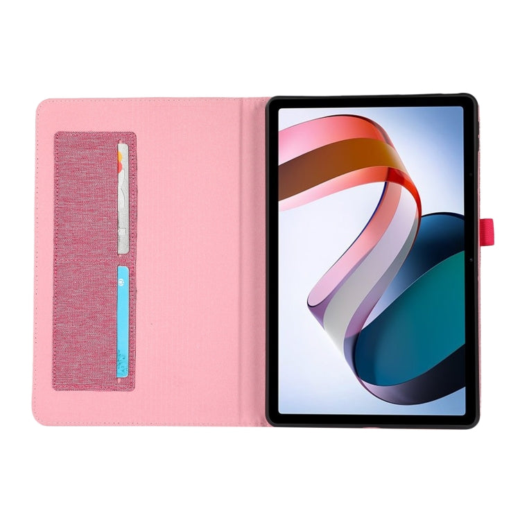 For OPPO Pad 2 Fabric Leather Tablet Case