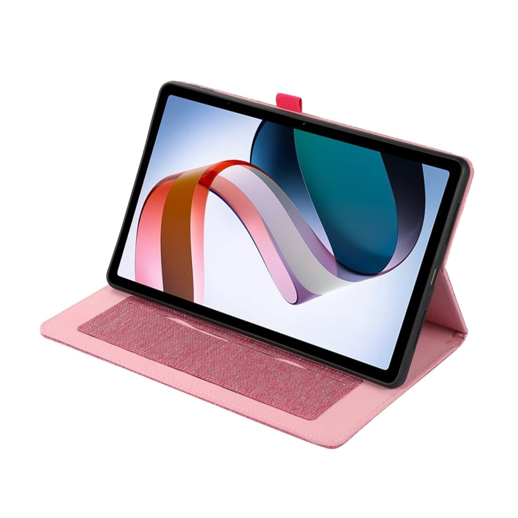 For OPPO Pad 2 Fabric Leather Tablet Case