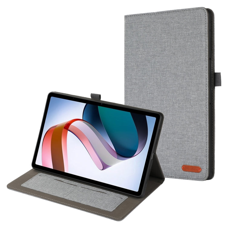For OPPO Pad 2 Fabric Leather Tablet Case
