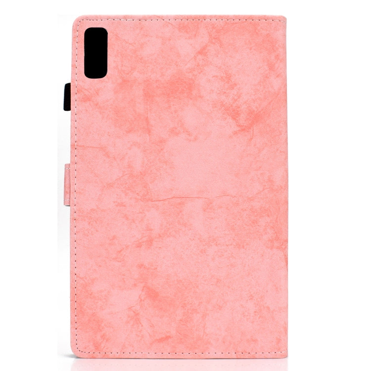 For Lenovo Tab P11 Gen 2 Marble Style Cloth Texture PU Tablet Protective Case