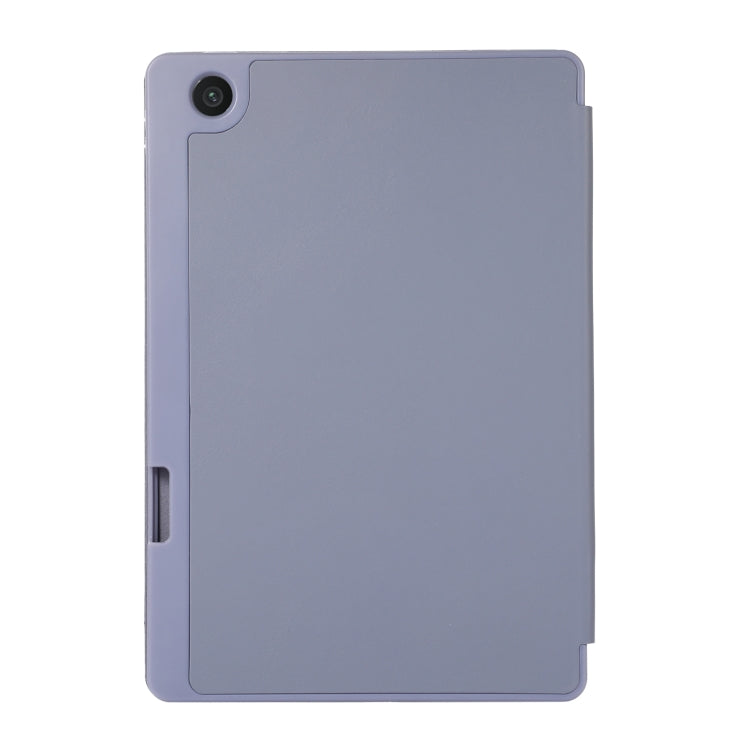 For Lenovo Tab M10 Plus 10.6 3rd Gen 2022 Solid Color 3-folding Leather Tablet Case