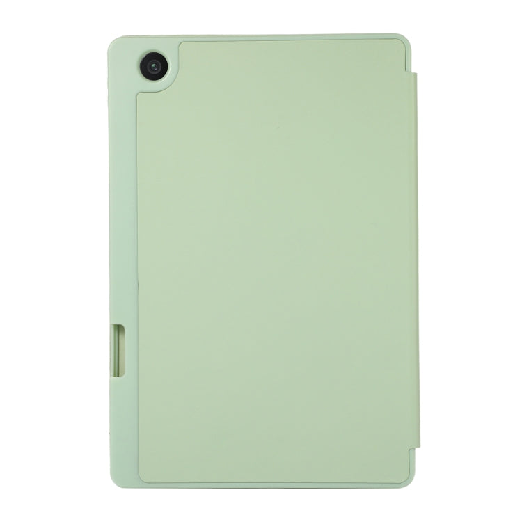 For Lenovo Tab M10 Plus 10.6 3rd Gen 2022 Solid Color 3-folding Leather Tablet Case