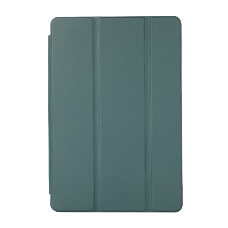 For Lenovo Tab M10 Plus 10.6 3rd Gen 2022 Solid Color 3-folding Leather Tablet Case