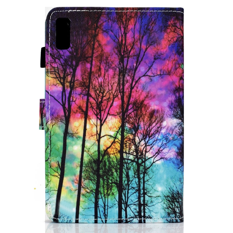 For Lenovo Tab P11 Gen 2 Sewing Thread Horizontal Painted Tablet Leather Case