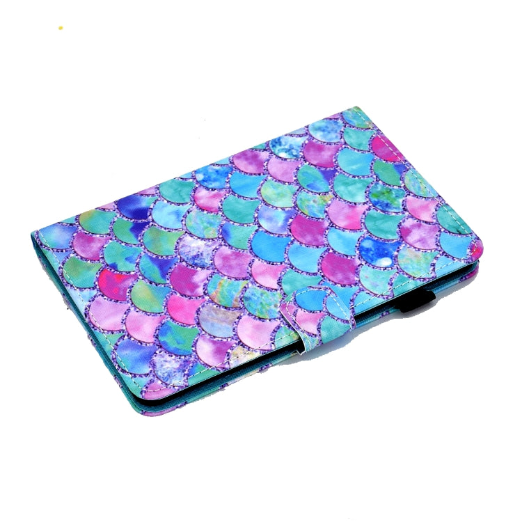For Lenovo Tab P11 Gen 2 Sewing Thread Horizontal Painted Tablet Leather Case