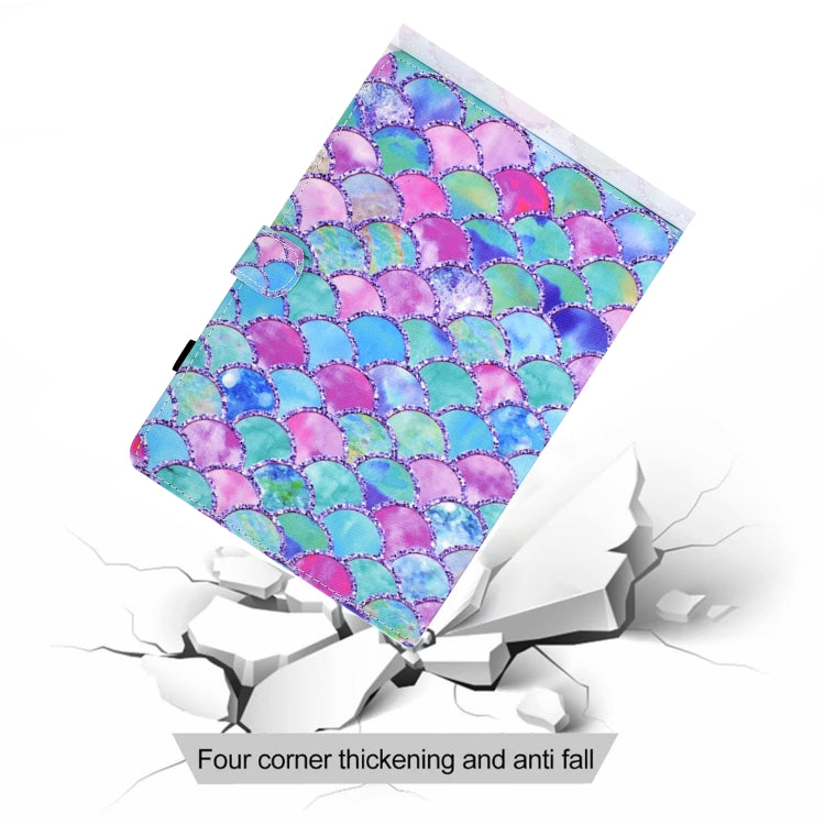 For Lenovo Tab P11 Gen 2 Sewing Thread Horizontal Painted Tablet Leather Case
