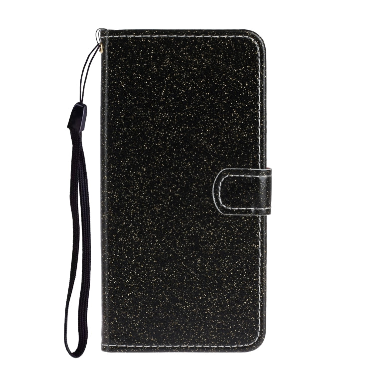 For Samsung Galaxy A31 Glitter Powder Horizontal Flip Leather Case with Card Slots & Holder & Photo Frame & Wallet