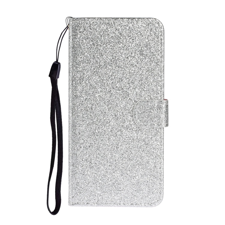 For Samsung M31 Glitter Powder Horizontal Flip Leather Case with Card Slots & Holder & Photo Frame & Wallet