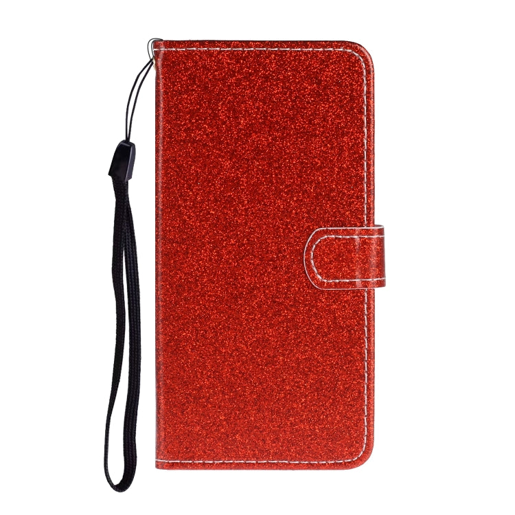 For Samsung M31 Glitter Powder Horizontal Flip Leather Case with Card Slots & Holder & Photo Frame & Wallet