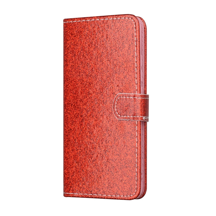 For Samsung M31 Glitter Powder Horizontal Flip Leather Case with Card Slots & Holder & Photo Frame & Wallet