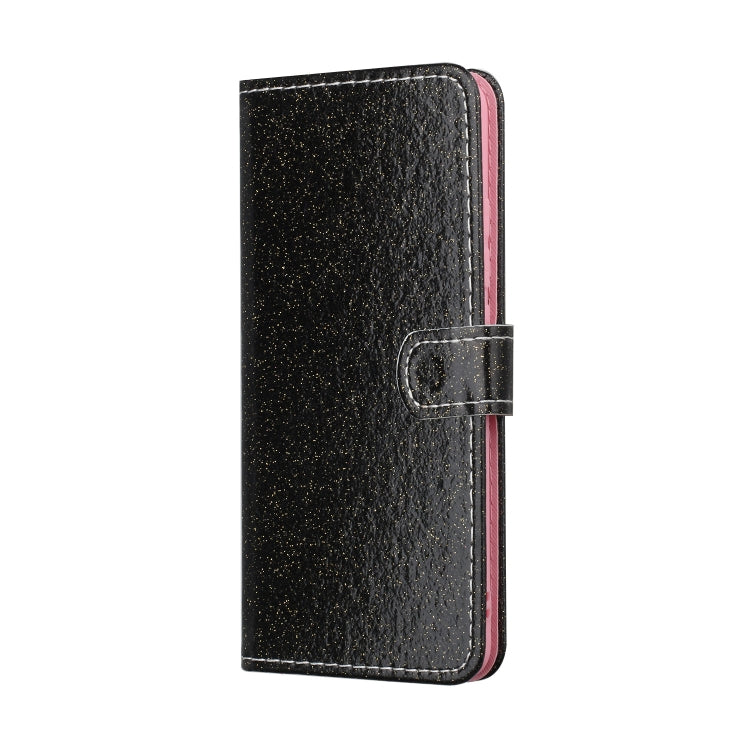 For Samsung M31 Glitter Powder Horizontal Flip Leather Case with Card Slots & Holder & Photo Frame & Wallet