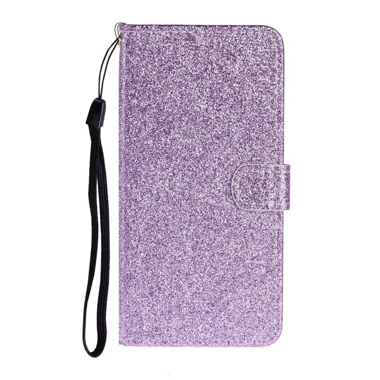 For Samsung M31 Glitter Powder Horizontal Flip Leather Case with Card Slots & Holder & Photo Frame & Wallet