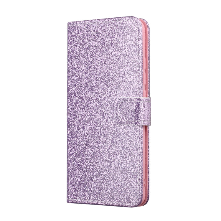 For Samsung M31 Glitter Powder Horizontal Flip Leather Case with Card Slots & Holder & Photo Frame & Wallet