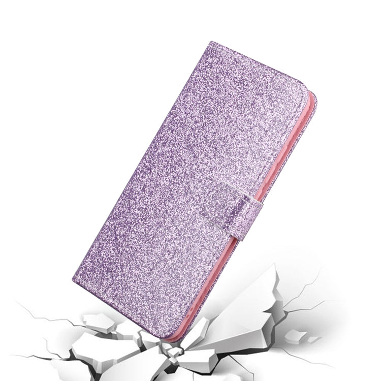 For Samsung M31 Glitter Powder Horizontal Flip Leather Case with Card Slots & Holder & Photo Frame & Wallet
