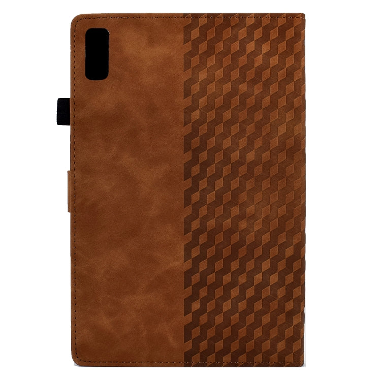 For Lenovo Tab P11 Gen 2 Rhombus Embossed Leather Tablet Case