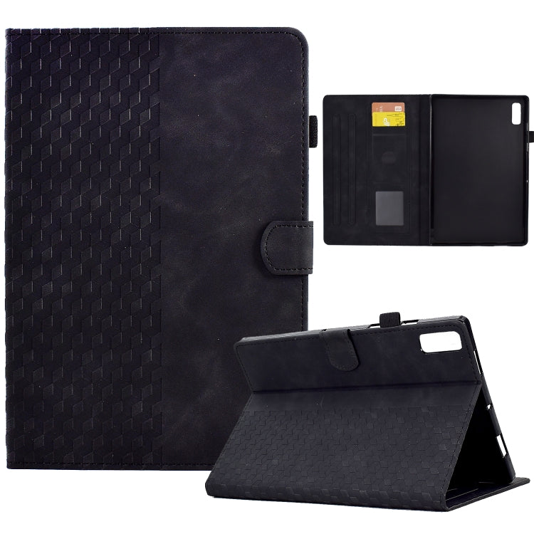 For Lenovo Tab P11 Gen 2 Rhombus Embossed Leather Tablet Case