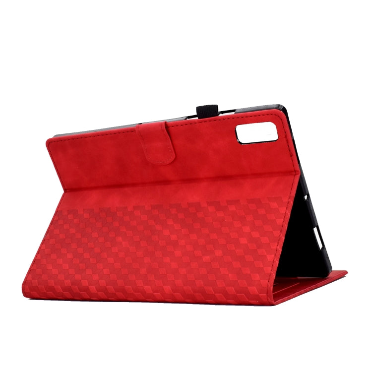 For Lenovo Tab P11 Gen 2 Rhombus Embossed Leather Tablet Case