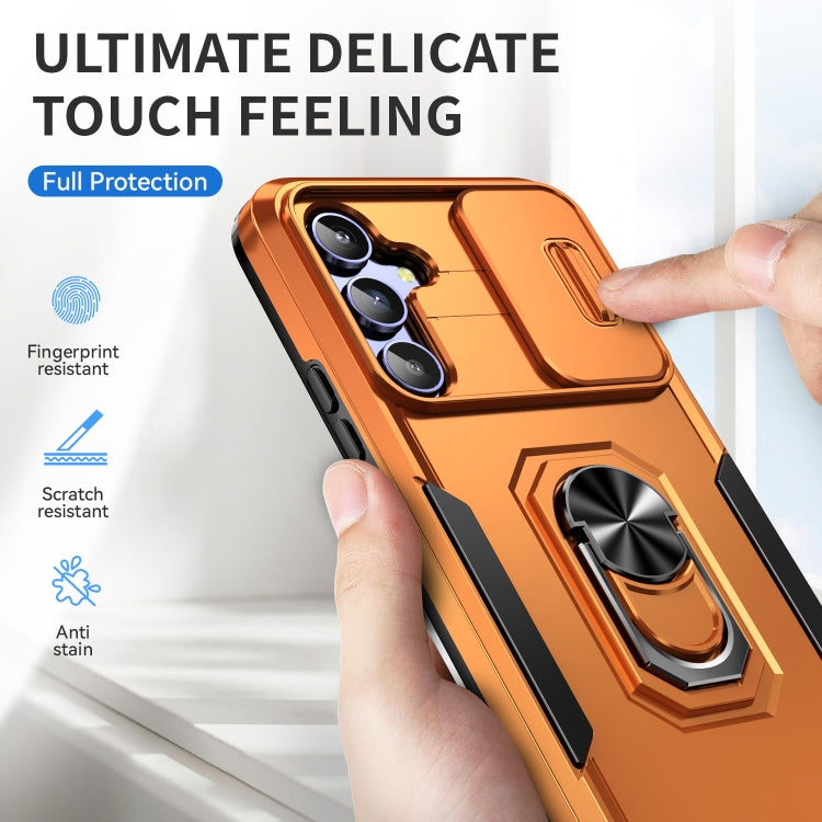 For Samsung Galaxy A54 5G Pioneer Armor Sliding Camshield Phone Case