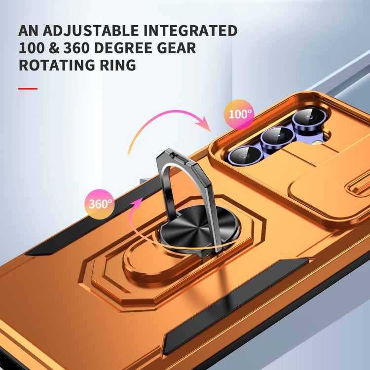 For Samsung Galaxy A54 5G Pioneer Armor Sliding Camshield Phone Case