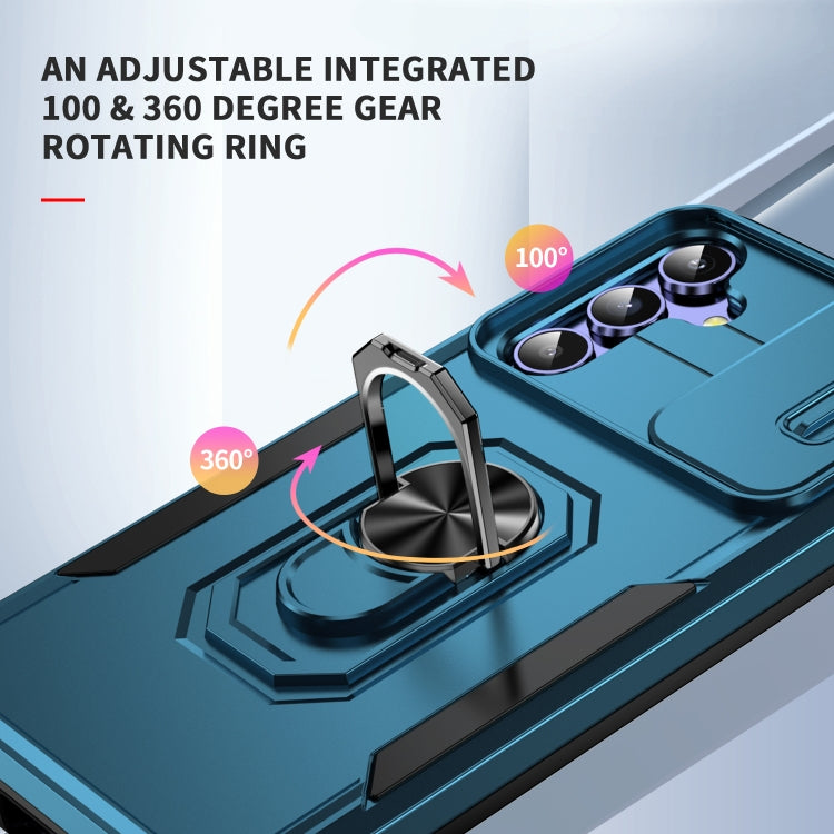 For Samsung Galaxy A54 5G Pioneer Armor Sliding Camshield Phone Case