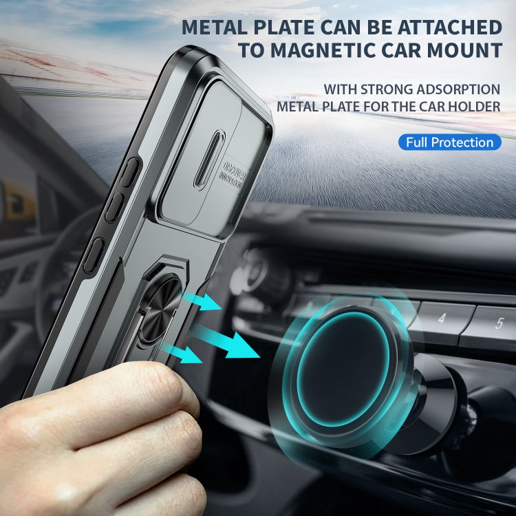 For Samsung Galaxy A54 5G Pioneer Armor Sliding Camshield Phone Case