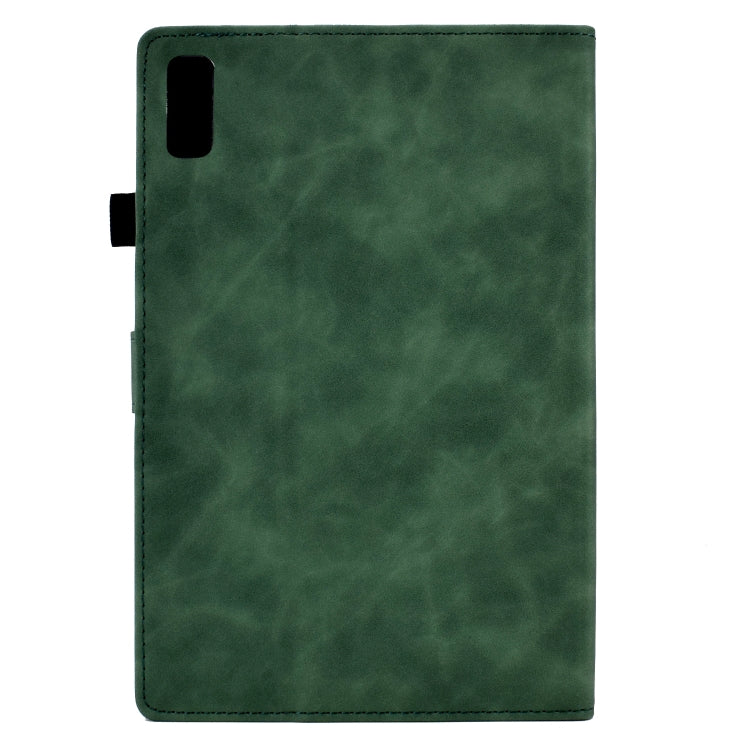 For Lenovo Tab P11 Gen 2 Peony Butterfly Embossed Leather Tablet Case