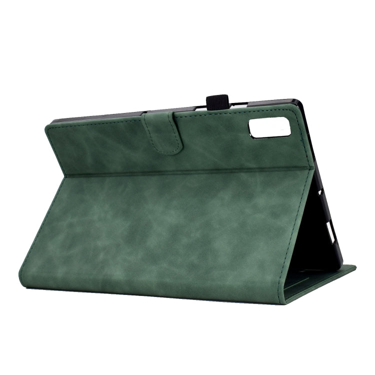 For Lenovo Tab P11 Gen 2 Peony Butterfly Embossed Leather Tablet Case