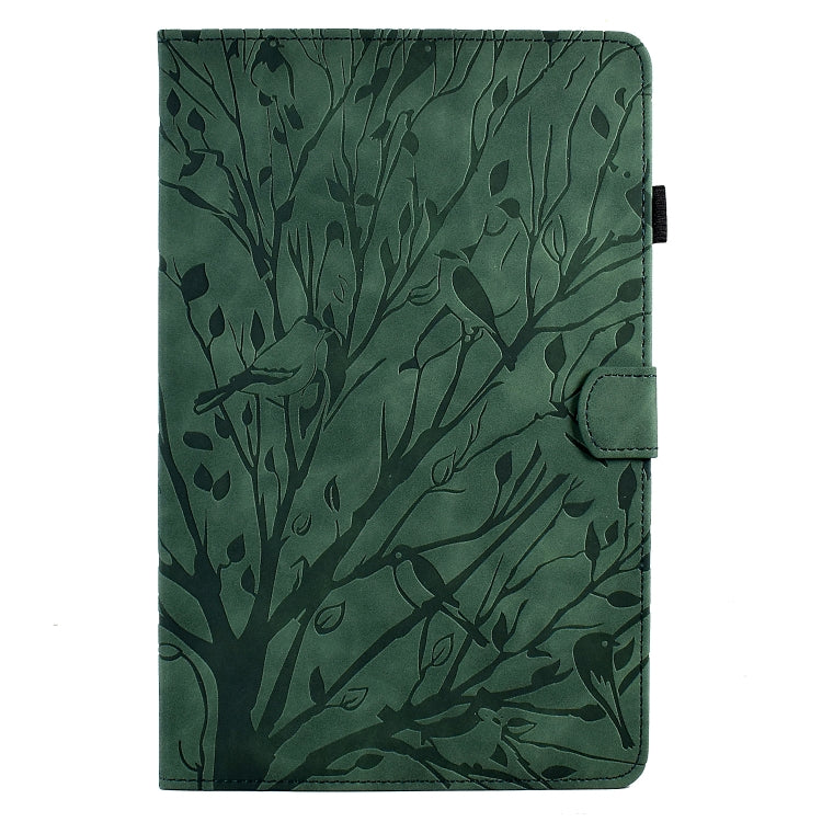 For Lenovo Tab P11 Gen 2 Fortune Tree Pressure Flower PU Tablet Case