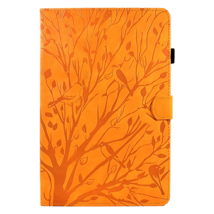 For Lenovo Tab P11 Pro Gen 2 Fortune Tree Pressure Flower PU Tablet Case