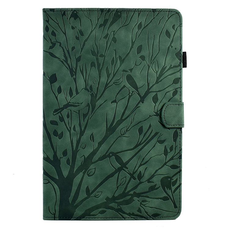 For Lenovo Tab P11 Pro Gen 2 Fortune Tree Pressure Flower PU Tablet Case