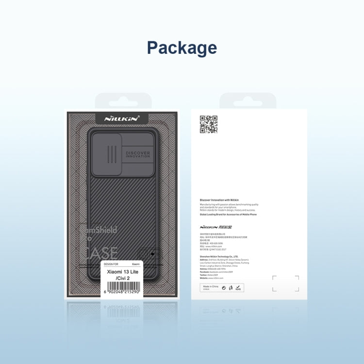 For Xiaomi 13 Lite / Civi 2 NILLKIN CamShield Pro PC Phone Case