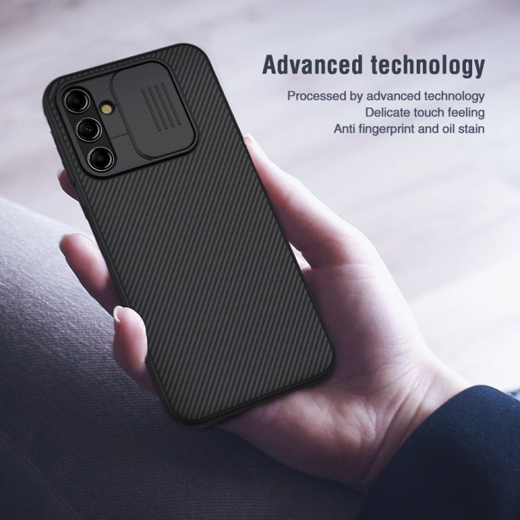 For Samsung Galaxy A14 5G NILLKIN Black Mirror Series Camshield PC Phone Case