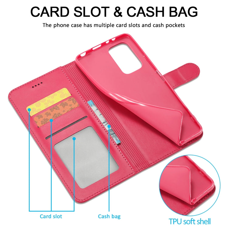 For Xiaomi Redmi Note 12 Pro 4G Global LC.IMEEKE Calf Texture Horizontal Flip Leather Case