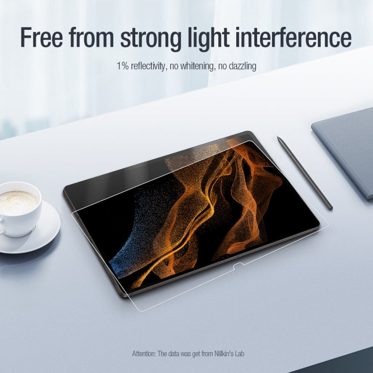 For Samsung Galaxy Tab S8 Ultra NILLKIN Pure Series Anti-reflection Tempered Tablet Glass Film