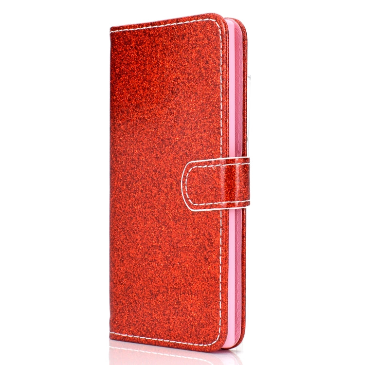 For Samsung Galaxy Note 10 Glitter Powder Horizontal Flip Leather Case with Card Slots & Holder & Photo Frame & Wallet