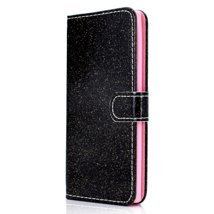 For Samsung Galaxy Note 10 Glitter Powder Horizontal Flip Leather Case with Card Slots & Holder & Photo Frame & Wallet