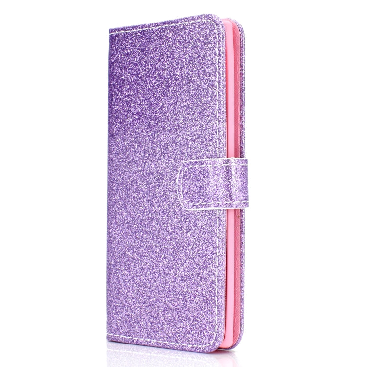 For Samsung Galaxy Note 10 Glitter Powder Horizontal Flip Leather Case with Card Slots & Holder & Photo Frame & Wallet