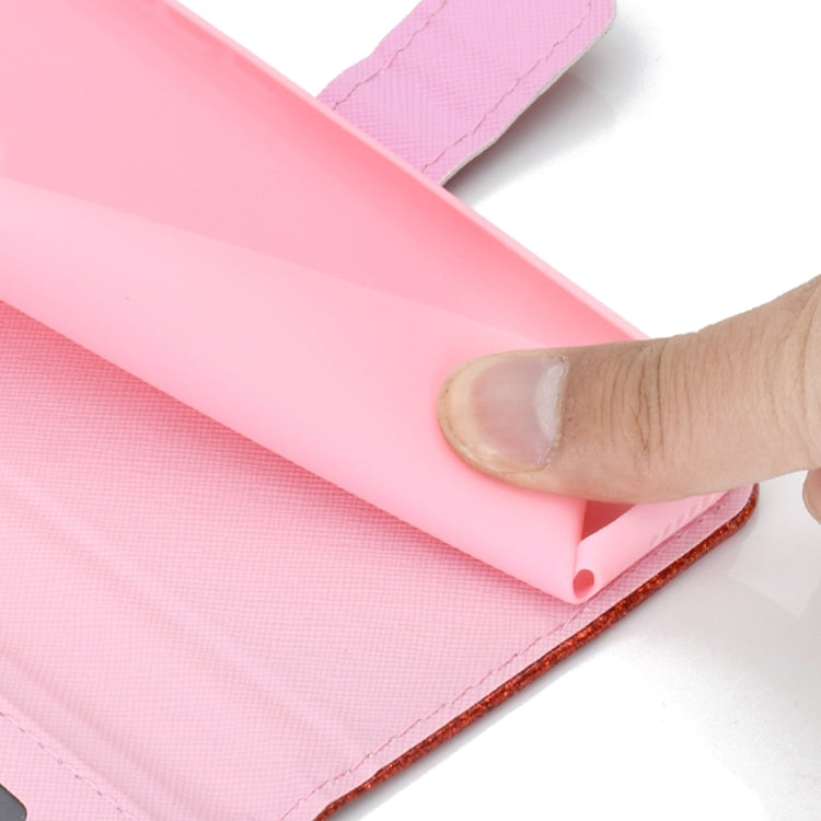For Samsung Galaxy Note 10 Glitter Powder Horizontal Flip Leather Case with Card Slots & Holder & Photo Frame & Wallet