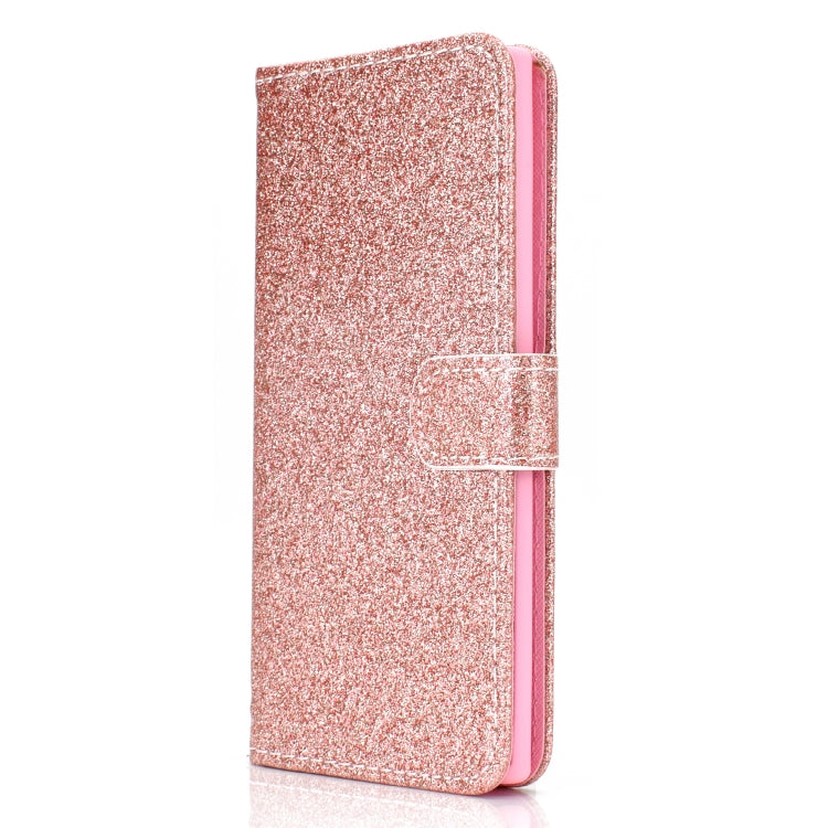 For Samsung Galaxy Note 10 Glitter Powder Horizontal Flip Leather Case with Card Slots & Holder & Photo Frame & Wallet