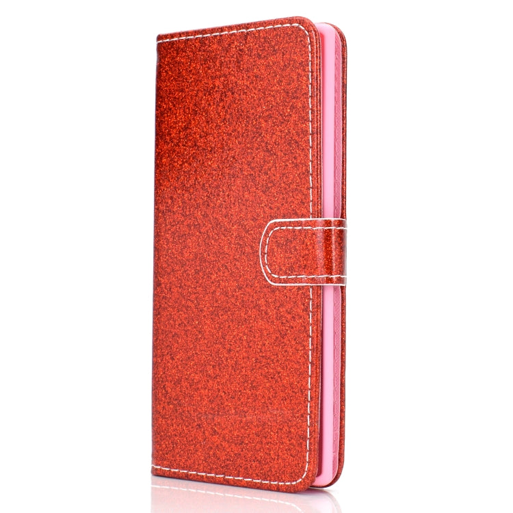 For Samsung Galaxy Note 10 Pro Glitter Powder Horizontal Flip Leather Case with Card Slots & Holder & Photo Frame & Wallet