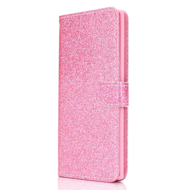 For Samsung Galaxy Note 10 Pro Glitter Powder Horizontal Flip Leather Case with Card Slots & Holder & Photo Frame & Wallet